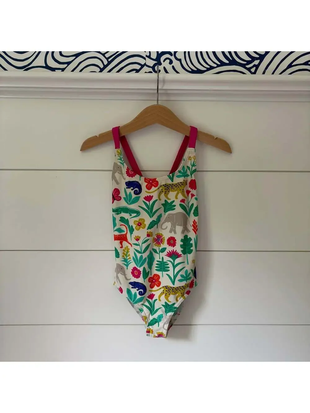 mini boden girls one-piece bathing suit